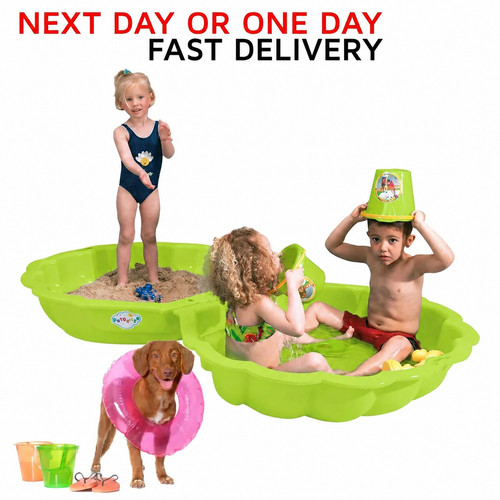 Green maxi shell sand - green, box