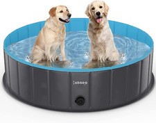 Foldable Dog Pool Dog Paddling