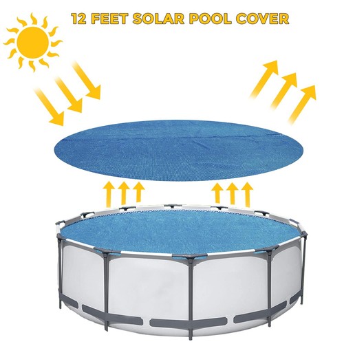 12ft round solar pool cover - 12ft,
